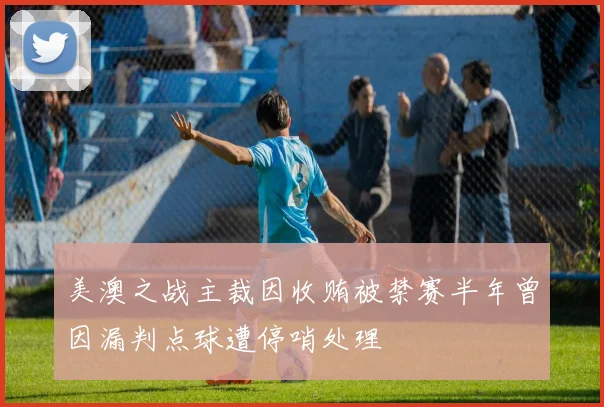 美澳之战主裁因收贿被禁赛半年曾因漏判点球遭停哨处理